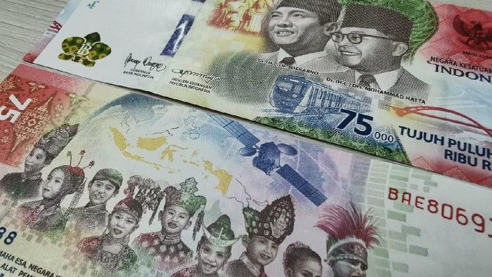 Uang baru Indonesia bernilai Rp 75 ribu | Foto : finance.detik.com