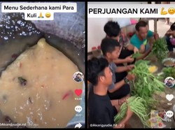 Viral Kuli Kebun Sawit Hobi Masak Menu Sederhana yang Sedap