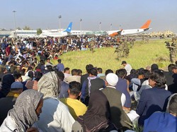 Kekacauan Bandara Kabul Salahnya Negeri Paman Sam di Mata Taliban