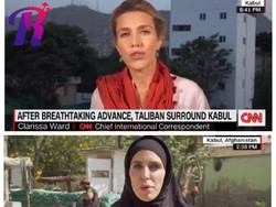 Viral Gaya Reporter CNN Tanpa Hijab dan Berhijab Saat Liputan Soal Taliban