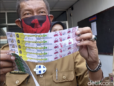 Bukan QR Code, Warga Yogya yang Sudah Vaksin Ditandai Pakai Gelang Ini
