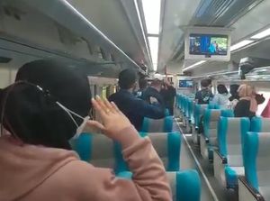 Rayakan HUT ke-76 RI, KAI Kibarkan Merah Putih di Dalam Kereta Rayakan HUT ke-76 RI, KAI Kibarkan Merah Putih di Dalam Kereta