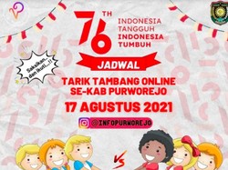 Unik! Netizen Purworejo Ramai Ikuti Lomba Tarik Tambang Online