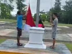 Polisi: Tak Ada Unsur Pidana Remaja Bercelana Pendek Turunkan Bendera