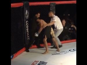 Petarung MMA Ini Keok 2 Kali, Kena Tonjok Lawan lalu Dipiting Wasit