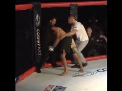 Petarung MMA Ini Keok 2 Kali, Kena Tonjok Lawan lalu Dipiting Wasit