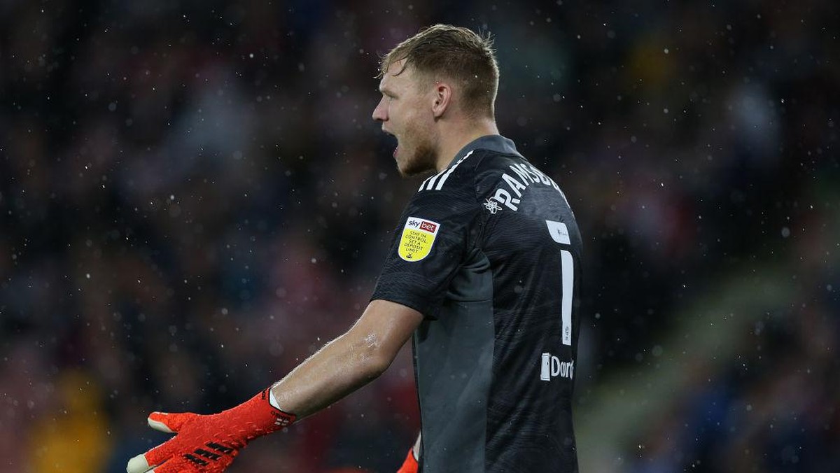 Kiper Sheffield United Aaron Ramsdale segera pindah ke Arsenal (Getty Images/Nigel Roddis)
