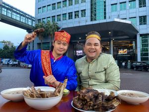 HUT Bikin Laper ke-2, Ncess Nabati hingga Mike Ethan Cicip Makanan Seluruh Indonesia