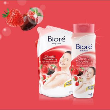 Biore Body Foam Cheerfull Chocoberry