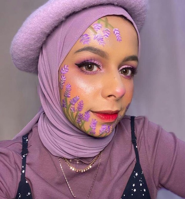 Face Painting ala Dilla Jaidi, Tampil Cantik dan Kreatif