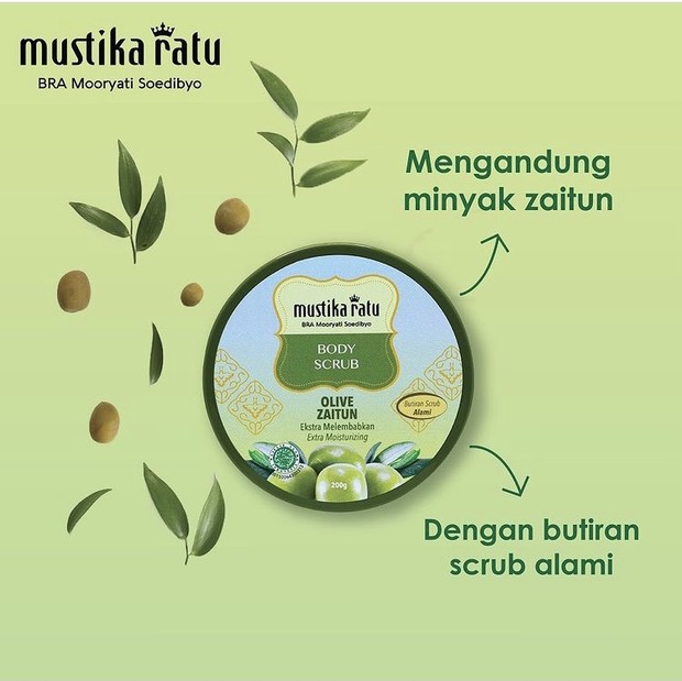 Mustika Ratu Olive Zaitun Body Scrub/