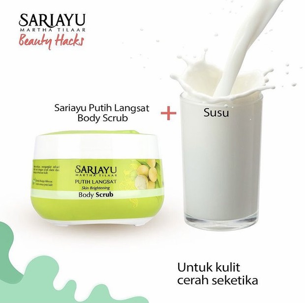 Sariayu Putih Langsat Body Scrub/