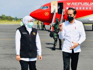 Di Depan Jokowi, Khofifah Buka-bukaan Kemajuan Penanganan COVID-19 Jatim