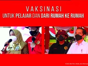 Menangis, Kepsek SMAN 5 Pekanbaru Curhat ke Jokowi Rindu Sekolah Tatap Muka