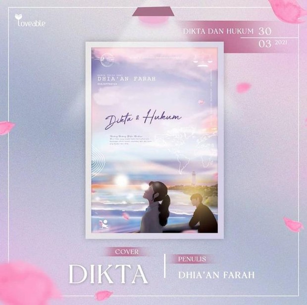 Novel Dikta dan Hukum dari cerita AU @kejeffreyan/Foto: instagram.com/loveable.redaksi
