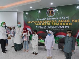 Semarak Muharram, Kader Perempuan PPP Santuni Yatim & Bagi Sembako