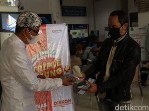 Senangnya Wajib Pajak Ini Dapat Diskon 10 % dari Samsat Kawaluyaan