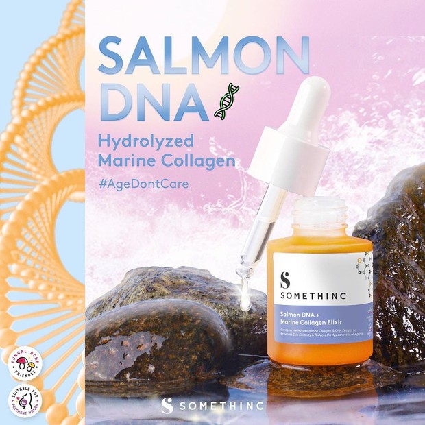 Skincare DNA salmon/Foto: instagram.com/somethincofficial skincare DNA salmon