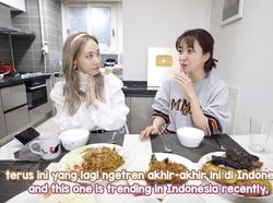 5 Momen Sunny Dahye Cicip Makanan Indonesia Bareng Orang Korea