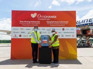 Komunitas Bandara Changi Donasikan 1.380 Konsentrat Oksigen ke Indonesia Komunitas Bandara Changi Donasikan 1.380 Konsentrat Oksigen ke Indonesia