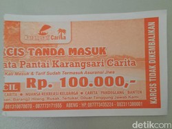 Tiket Harga Selangit buat Masuk Pantai Anyer-Carita