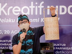Kunjungi Pandeglang, Sandiaga Uno Dorong Produk Ekraf Mendunia