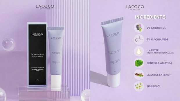 Lacoco 5% Bakuchiol Day Cream | Foto : instagram/lacoco.id Lacoco 5% Bakuchiol Day Cream | Foto : instagram/lacoco.id