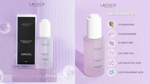 Lacoco 5% Bakuchiol Essence | Foto : instagram/lacoco.id Lacoco 5% Bakuchiol Essence | Foto : instagram/lacoco.id