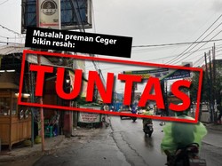 Before-after Preman Ceger Dicokok Polsek Pondok Aren