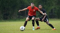Marko Simic menjadi pahlawan Persija Jakarta dalam laga melawan Dewa United.
