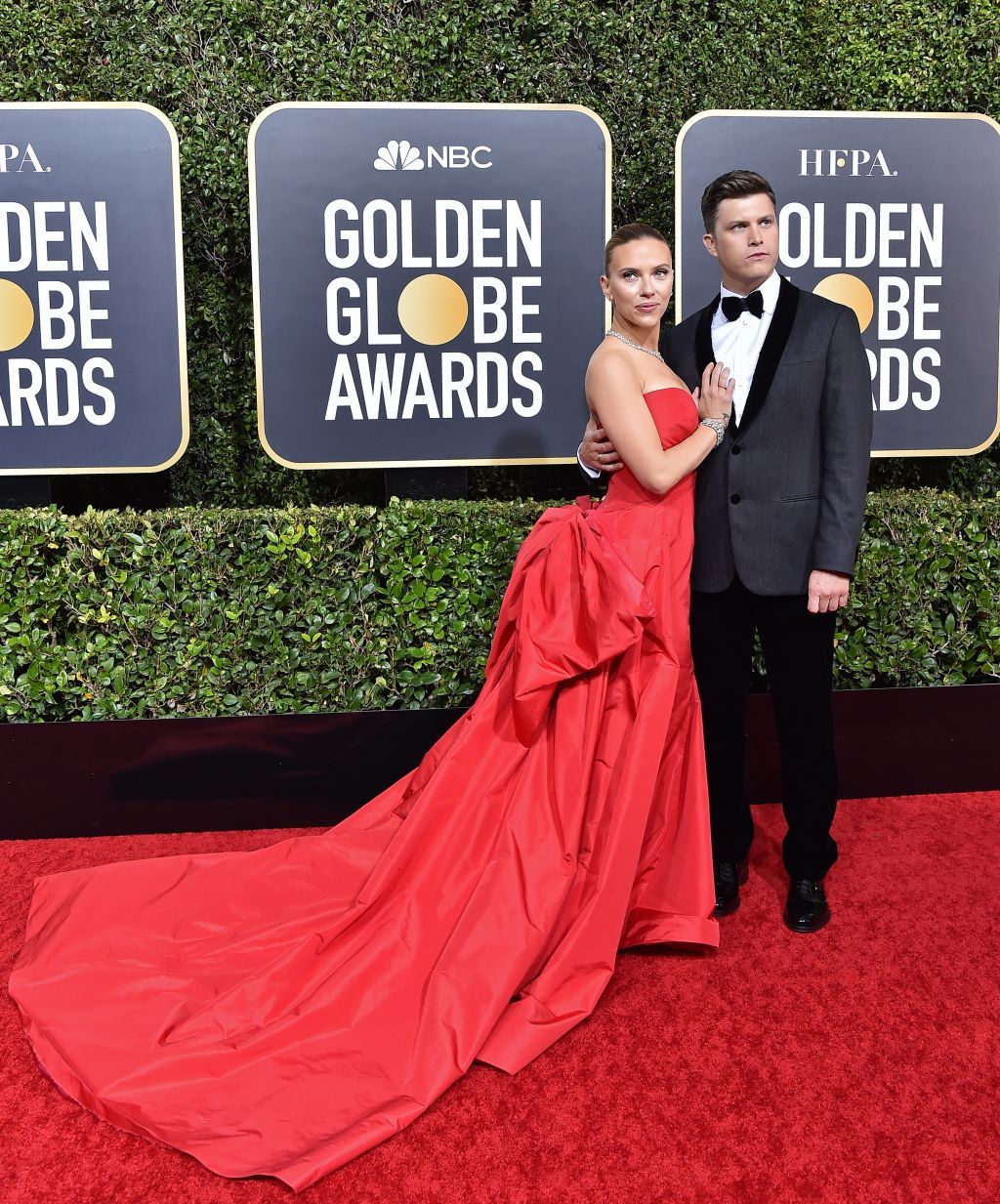 Scarlett Johansson Colin Jost