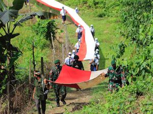 Potret Semarak Kemerdekaan di Tapal Batas RI-Malaysia
