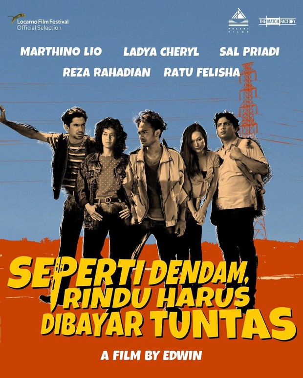 Seperti Dendam, Rindu Harus Dibayar Tuntas berhasil mendapatkan penghargaan Golden Leopard dalam Locarno Film Festival/Foto: Instagram.com/sepertidendamfilm Seperti Dendam Rindu Harus Dibayar Tuntas