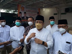 Gerindra Pasuruan Beri Motivasi Puluhan Anak yang Jadi Yatim Karena COVID-19