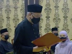 Momen Pengambilan Sumpah PM Baru Malaysia Ismail Sabri Yaakob