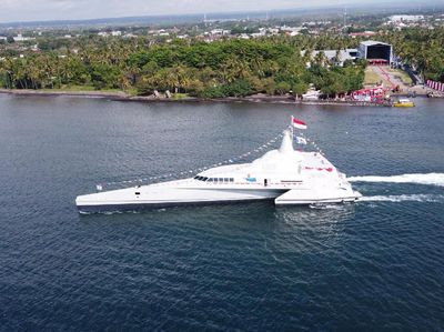 Ini KRI Golok-668, Kapal Perang Siluman Terbaru TNI-AL