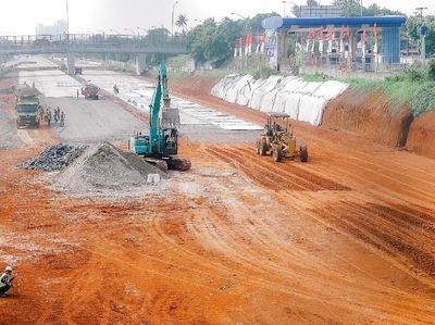 Penampakan Terkini Proyek Tol Cijago Ruas Kukusan-Cinere