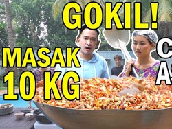 Intip Serunya Nagita Slavina hingga Sarwendah Masak Porsi Jumbo