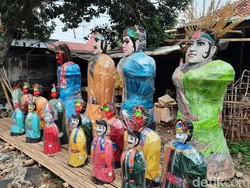 Setu Babakan Tutup, Ondel-ondel dan Bir Pletok Ditinggal Pembeli