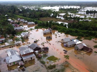 Potret Banjir Konawe dari Udara