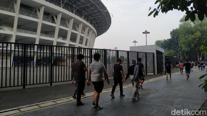 GBK Ramai Disambangi Warga Pagi Ini