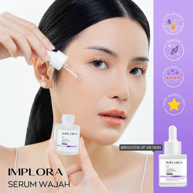 Luminous Brightening Serum Implora/Instagram.com/ imploracosmetic