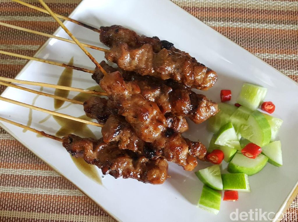 Resep Sate Babi Manis yang Empuk Juicy Untuk Lauk Makan Siang