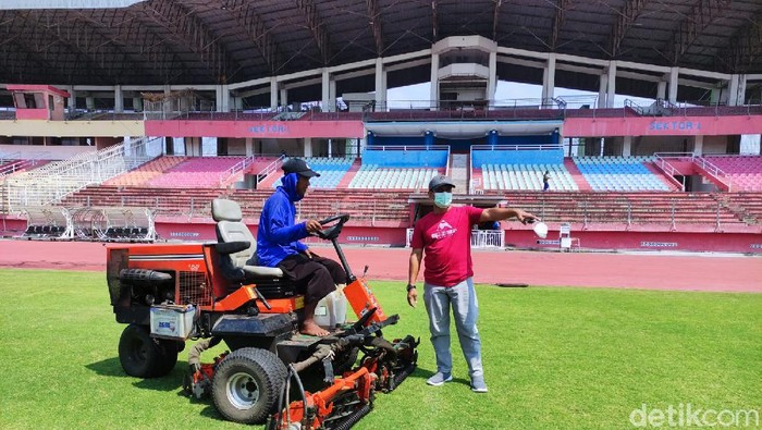 Stadion Gelora Delta Sidoarjo berbenah jelang Kickoff Liga 1 2021