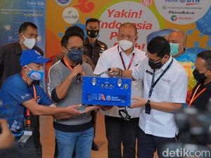 IA-ITB Pamerkan Alat Pemurni Udara Buatan Negeri ke Sandiaga Uno