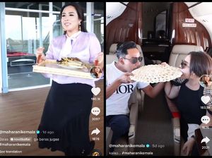 Maharani Kemala Pakai Nampan Hermes Rp 15 Juta dan Makan Kerupuk Kanji di Private Jet Maharani Kemala Pakai Nampan Hermes Rp 15 Juta dan Makan Kerupuk Kanji di Private Jet