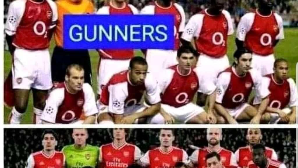Meme Lucu Arsenal Tampil Memalukan