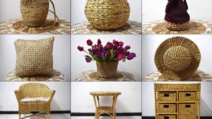 Kreatif! Emak-emak Ini Sulap Gulma Jadi Barang Berharga