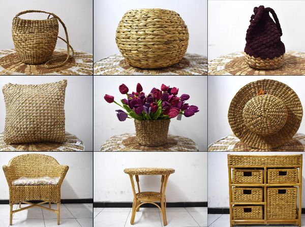 Kreatif! Emak-emak Ini Sulap Gulma Jadi Barang Berharga