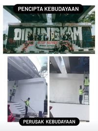 Heboh Mural Tulisan ‘Dibungkam’ Di Yogyakarta Dihapus Aparat